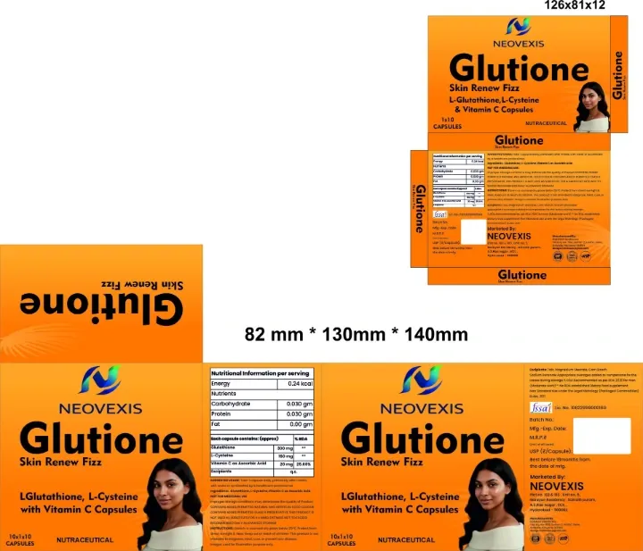 Glutione™ Premium Glutathione Capsules | Advanced Antioxidant for Skin Brightening, Immunity & Detox