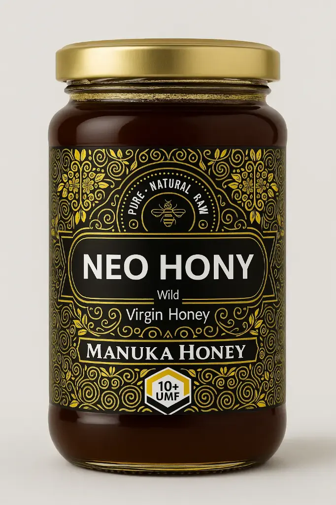 Neo Hony™ Wild Virgin Honey | Raw Antioxidant Honey for Immunity, Digestion & Wound Healing – 100% Pure Floral Honey