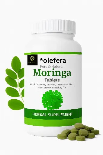olefera™ Moringa Tablets | Organic Superfood for Diabetes, Energy, Immunity & Inflammation – 120 Tablets